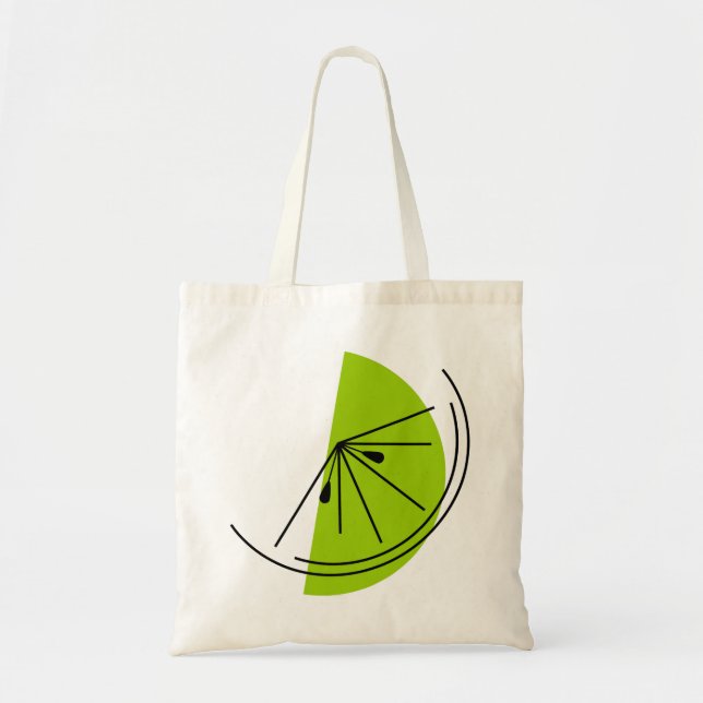 Bolsa Tote Saco de tota de dois lados do Limão Citrus (Frente)