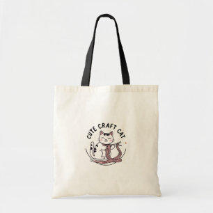 Bolsa Tote Saco de Tota de Gato de Artesanato