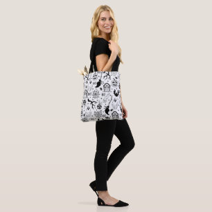 Bolsa Tote Saco de Tota de Halloween Black Spooky RIP