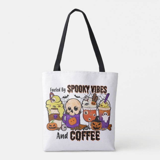 Bolsa Tote Saco de Tota de Halloween e Spookes (Verso)