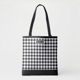 Bolsa Tote Saco de Tota de Inclinação TI Monograma BW