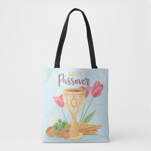 Bolsa Tote Saco de Tota de Passover Feliz (Frente)