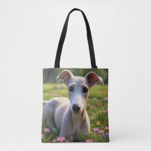 Bolsa Tote Saco de Tota de Sorte de Cachorro Gelado