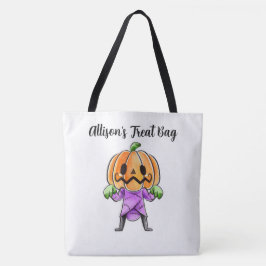 Bolsa Tote Saco de Tota de Tratamento de Pumpkin Personalizad