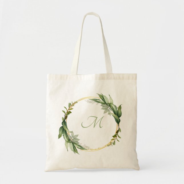 Bolsa Tote Saco de Tota de Wreath Personalizado (Frente)