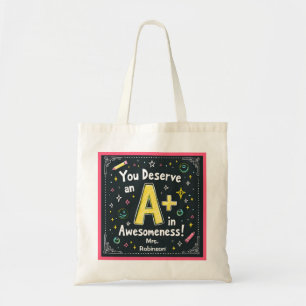 Bolsa Tote Saco de Tota do Chalkboard - A+ em Consciência!