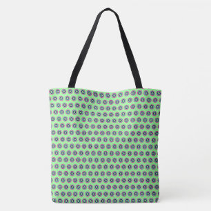 Bolsa Tote Saco de Tota do Círculo Geométrico - Na moda e Ver