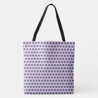 Bolsa Tote Saco de Tota do Círculo Geométrico - Na moda e Ver