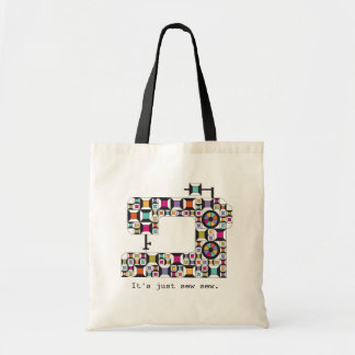 Bolsa Tote Saco de Tota do Comprimido com Máquinas de Costura