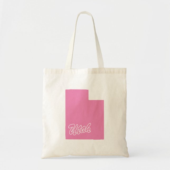 Bolsa Tote Saco De Tota Do Estado De Utah (Frente)