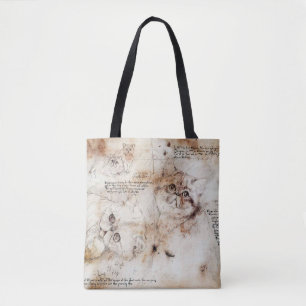 Bolsa Tote Saco de Tota do Gato Leonardo da Vinci