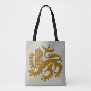 Bolsa Tote Saco de Tota do Leão de Recuperação Gótico Amber