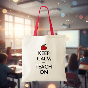 Bolsa Tote Saco de tota do professor   Maçã vermelha manter