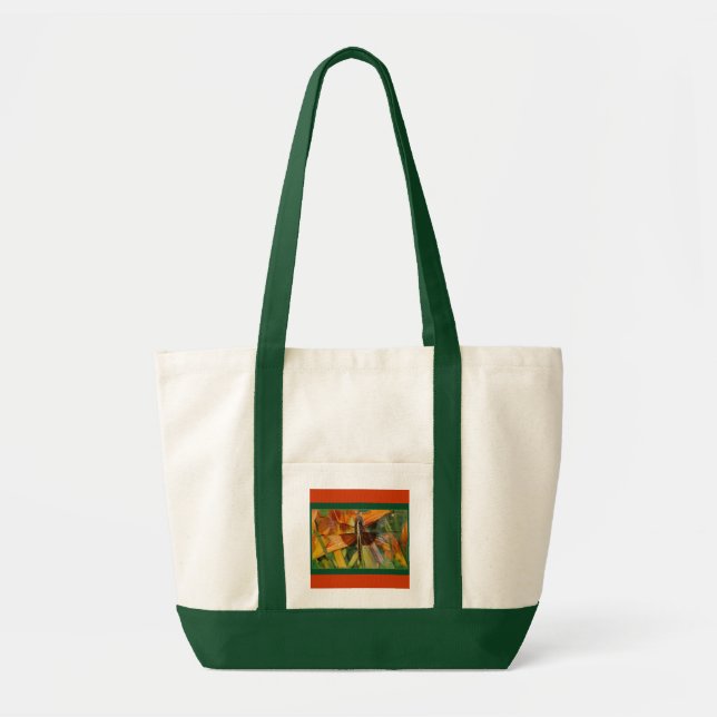 Bolsa Tote Saco de Tota Dragonfly Amarelo (Frente)