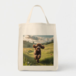 Bolsa Tote Saco de Tota Elegante de Poodle Standard