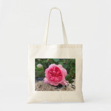 Saco de Tota Flor Floral de Canvas Floral Rosa Ros