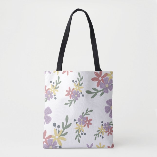 Bolsa Tote Saco de tota floral (Frente)