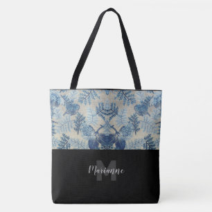 Bolsa Tote Saco De Tota Floral Monograma Com na moda