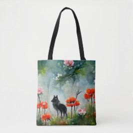 Bolsa Tote Saco de tota floral selvagem
