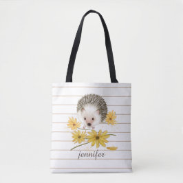 Bolsa Tote Saco de Tota Personalizado de Hedgehog