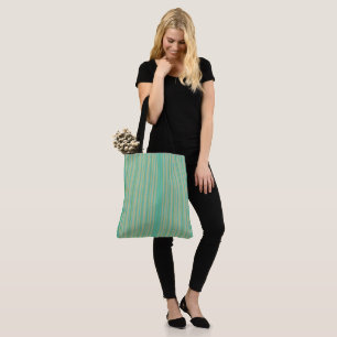 Bolsa Tote Saco de Tota Totalmente em Impressão verde de Jad