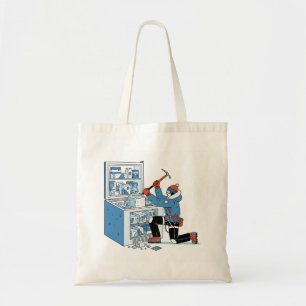 Bolsa Tote Saco de Tote Congelador de Clima de Gelo Engraçado
