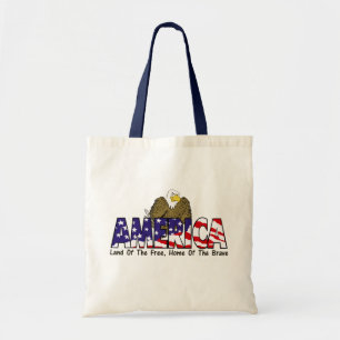 Bolsa Tote Saco de Tote da águia americana