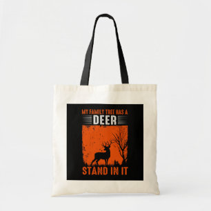 Bolsa Tote Saco de Tote da Árvore Familiar de Caça de Cerveja