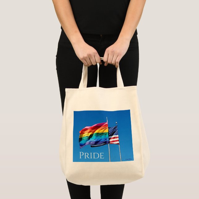 Bolsa Tote Saco de Tote da Canvas 'Orgulho' (Frente (produto))