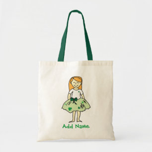 Bolsa Tote Saco de Tote da Irish Flower Girl