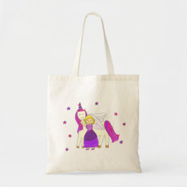 Bolsa Tote Saco de Tote da Princesa Estrela Unicórn