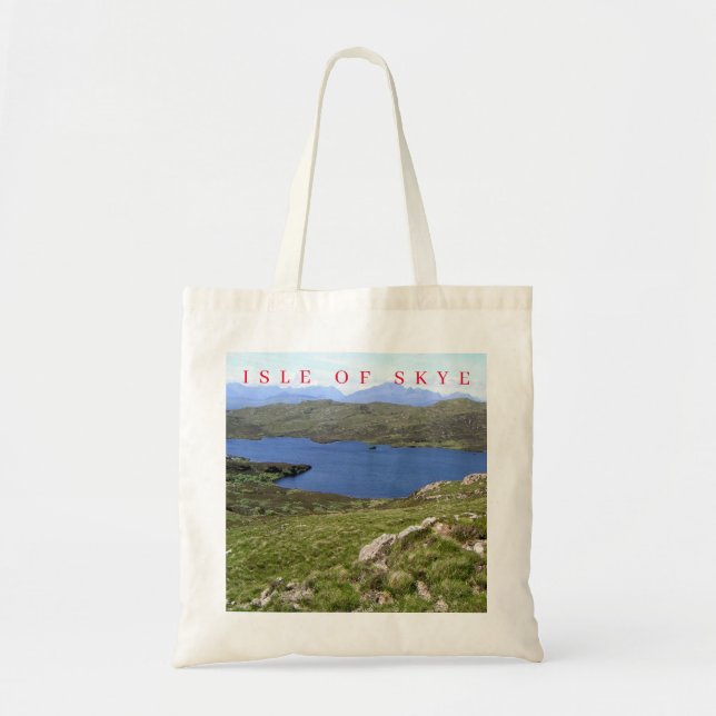 Bolsa Tote Saco de tote da vista de Skye (Frente)