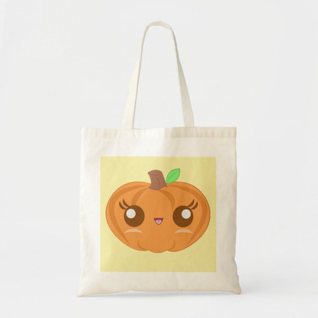 Bolsa Tote Saco de Tote de Abóbora de Bebê (Frente)