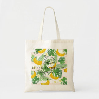 Bolsa Tote Saco de Tote de Banana Tropical