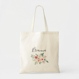 Bolsa Tote Saco de Tote de Bridesmaid Floral de outono