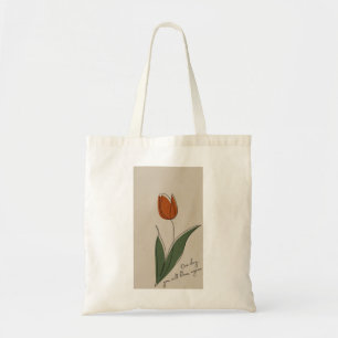 BOLSA TOTE SACO DE TOTE DE CANVAS LEVE DE TULIP