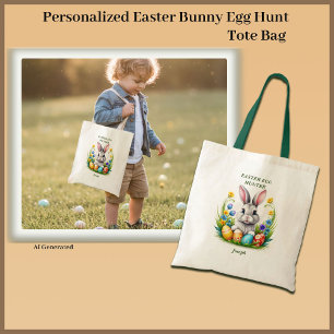 Bolsa Tote Saco de Tote de Coelho de Ovo Personalizado
