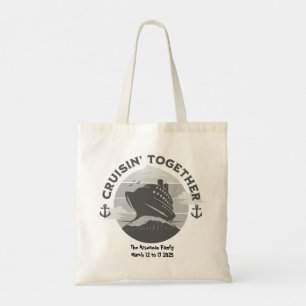 Bolsa Tote Saco de Tote de Cruzeiro Branco e Preto, PERSONALI