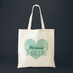 Bolsa Tote Saco de tote de dama de honra júnior personalizado<br><div class="desc">Bonita dama de dama de honra para a garota. Malas para as crianças, dama de honra personalizada. Belo vintage parece design com texto elegante e nome personalizado. Faça um para damas de honra, florista, madrinha de casamento, mãe da noiva etc. Design para festa de casamento de chic, bela festa de...</div>