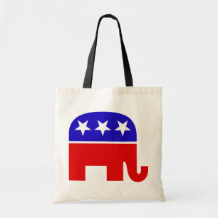 Bolsa Tote Saco de Tote de Elefante Republicano