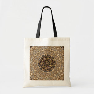 Bolsa Tote Saco de Tote de Feriado Decorativo Dourado Único