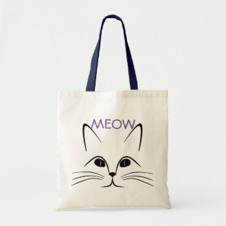 Bolsa Tote Saco de tote de gato assustador