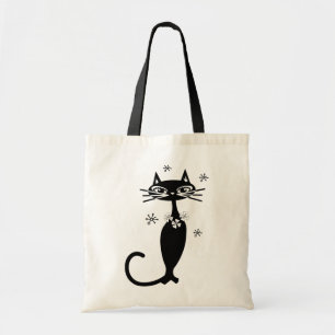 Bolsa Tote Saco de tote de gato giro e ecológico reutilizáv