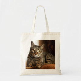Bolsa Tote Saco de Tote de Imagem de Gato Elegante