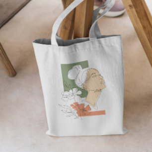 Bolsa Tote Saco de Tote de Mulher de Linha Contínua