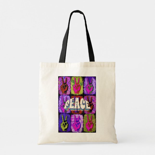 Bolsa Tote Saco de Tote de Paz (Verso)