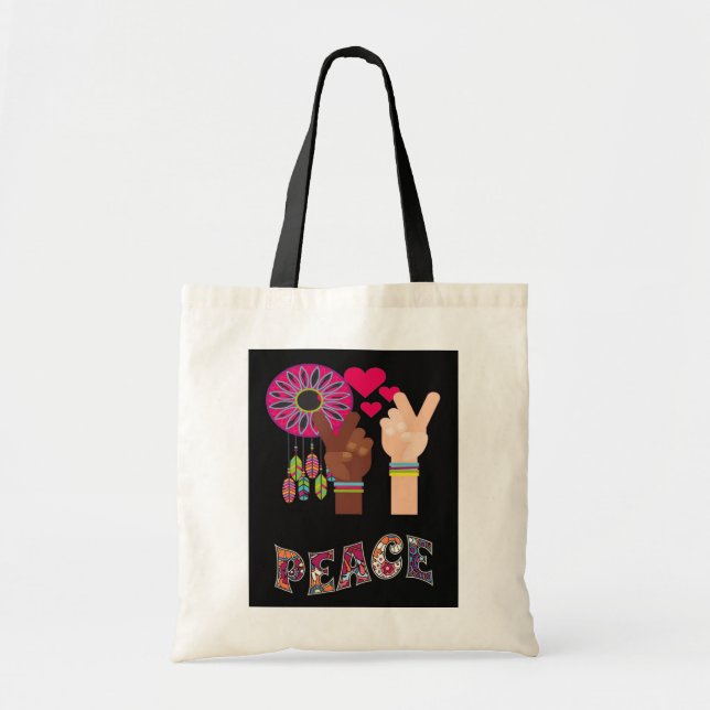 Bolsa Tote Saco de Tote de Paz (Frente)