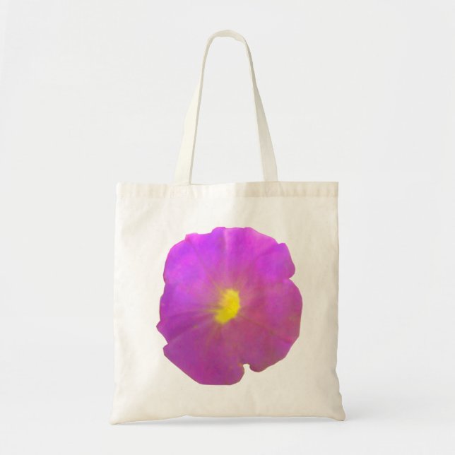 Bolsa Tote Saco de Tote de Petunia Roxo (Frente)