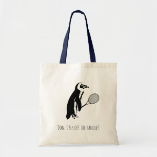 Bolsa Tote Saco de Tote de Tênis de Pinguim