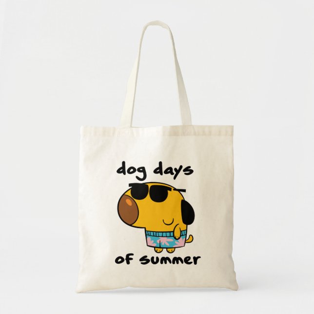 Bolsa Tote Saco de Tote - Dias de Cachorro do Verão (Frente)
